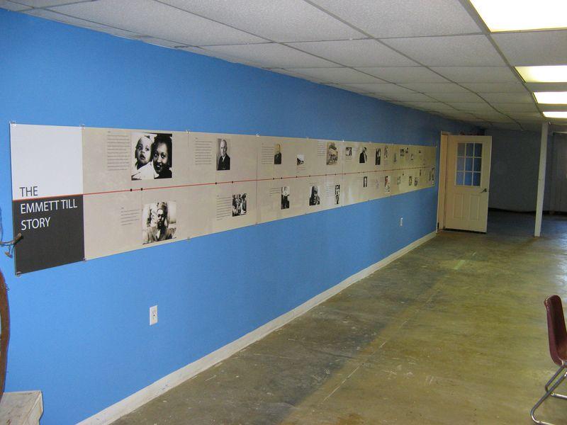 Interior of the ETHIC museum, 2010. This is prior to the 2010 renovation. Before the renovation, a poster-board timeline was the main attraction. In 2010, the museum was renovated with an IMLS grant. It is now a much better experience. 